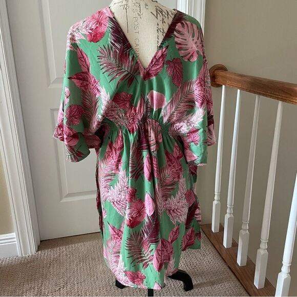 Entro Tropical Print Dress - Picture 4 of 6